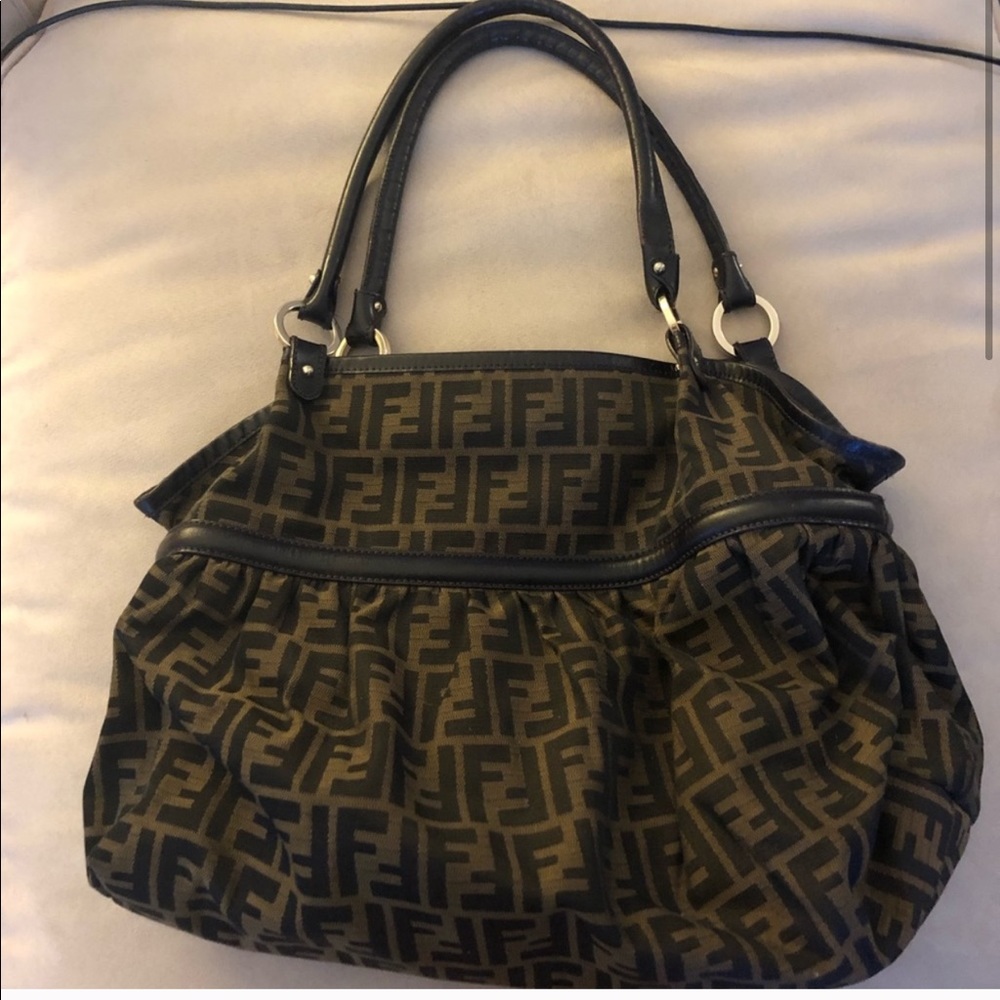 Authentic fendi shoulder bag